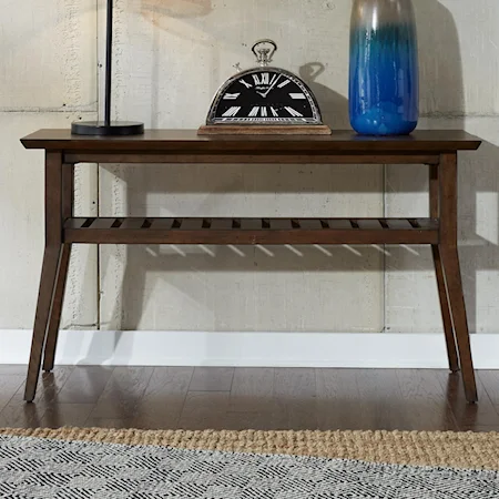 Contemporary Sofa Table with Shelf